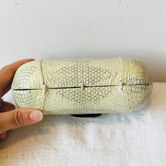 Genuine PYTHON Handbag Clutch***W/ Chain**$489 - Picture 5 of 7
